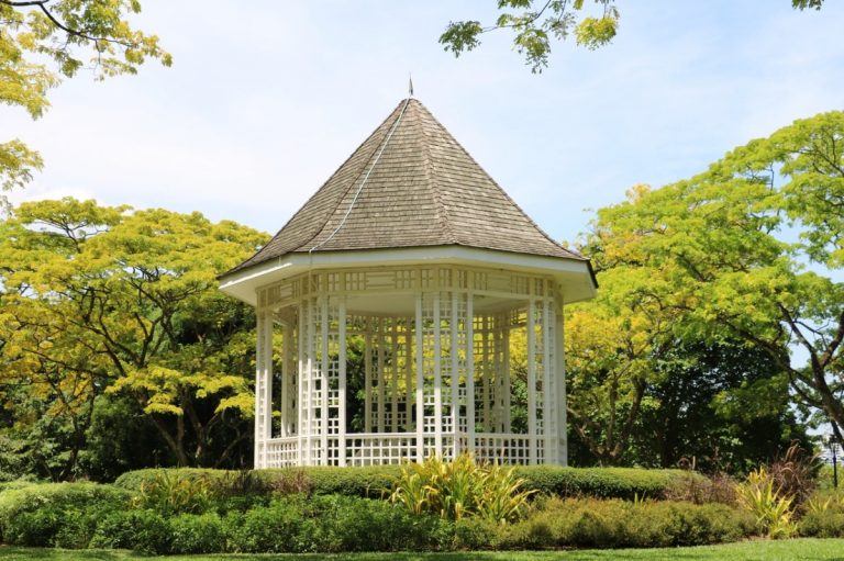 white gazebo